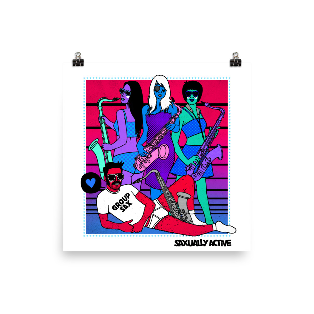 Group Sax Poster
