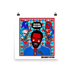 Saxual Healing Poster