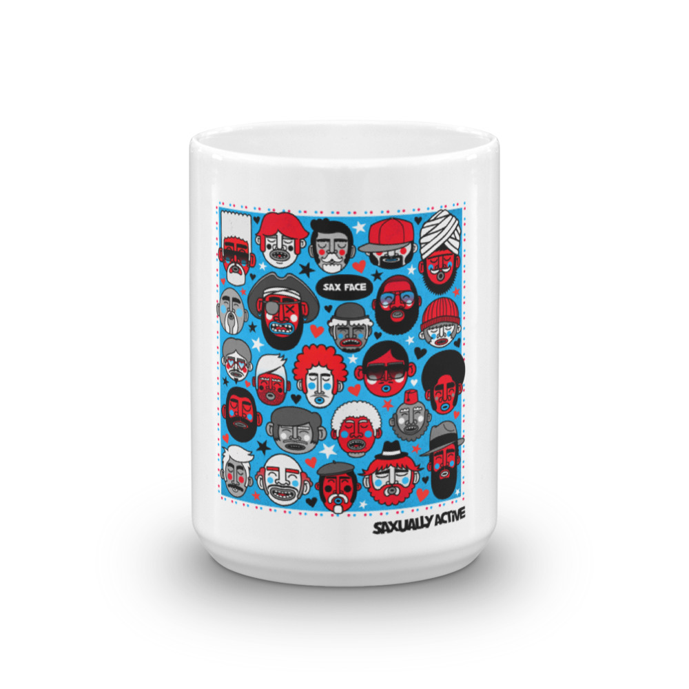 Sax Faces Mug