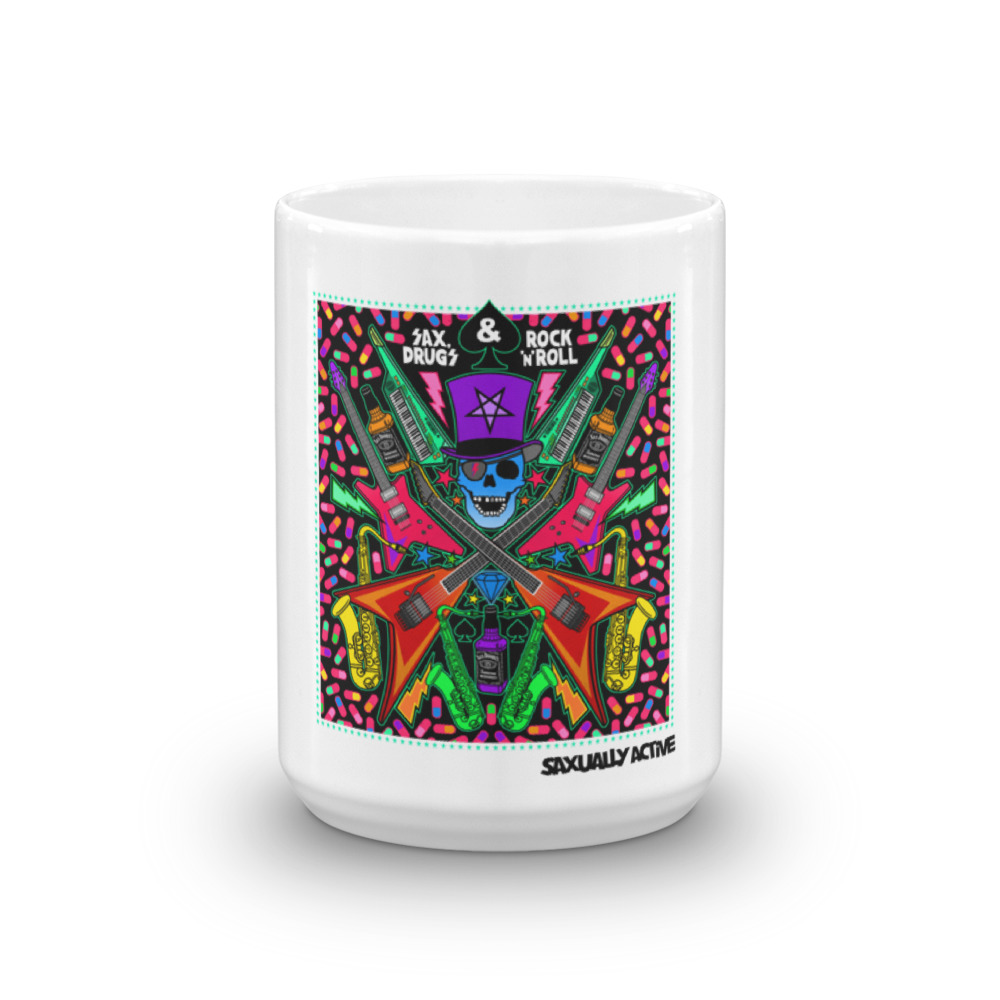 Sax Drugs & Rock 'n' Roll Mug
