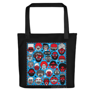 Sax Faces Tote bag