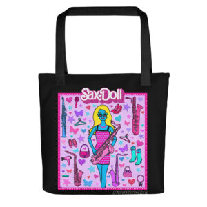 Sax Doll Tote bag