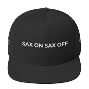 SAX ON SAX OFF SNAPBACK